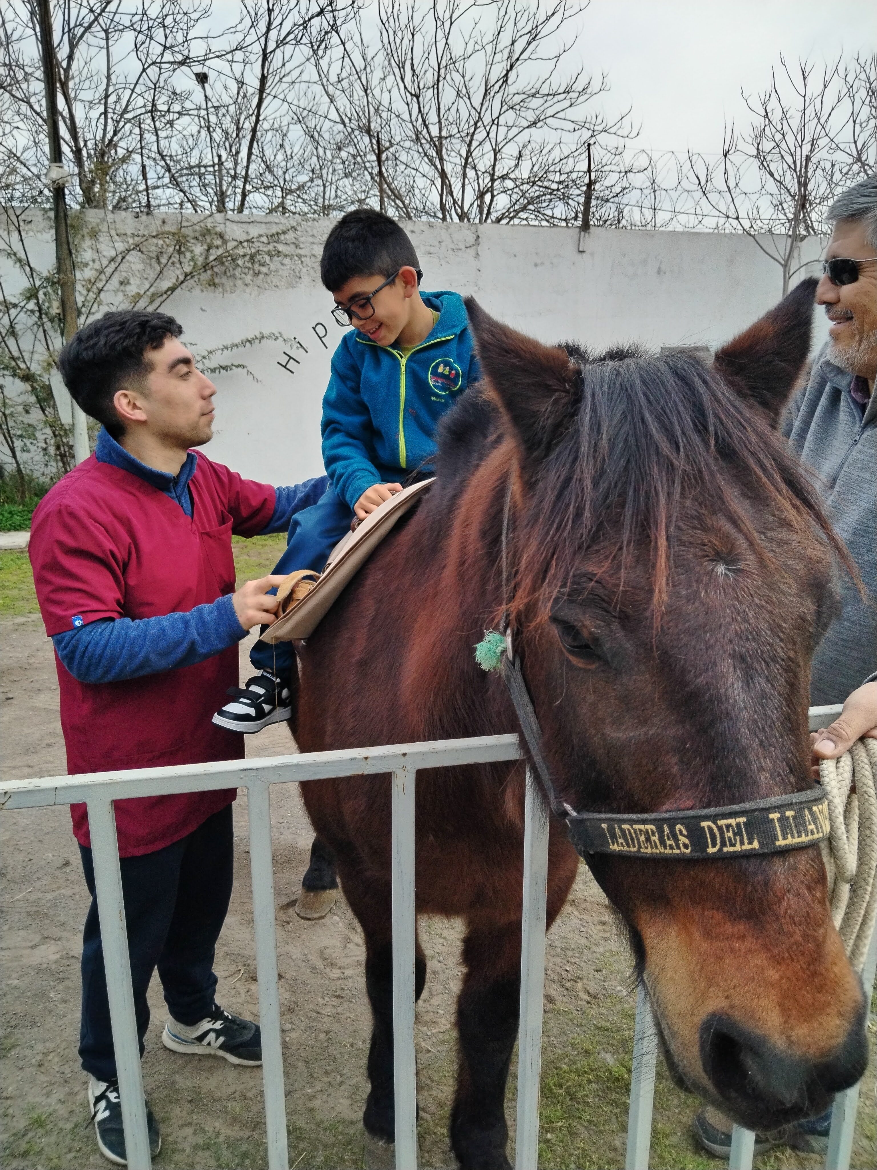 Estudiante en jornada terapéutica con apoyo profesional